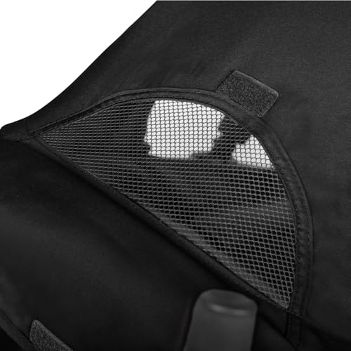 hauck Fold N Care, Black - Schirmbuggy für Kinder ab 6 Monaten bis 22 kg, Klein Zusammenklappbar, 7,6 kg, mit Liegeposition & UV-Schutz 50+, XL Korb, EVA Kunststoffräder, Drehbare Vorderräder