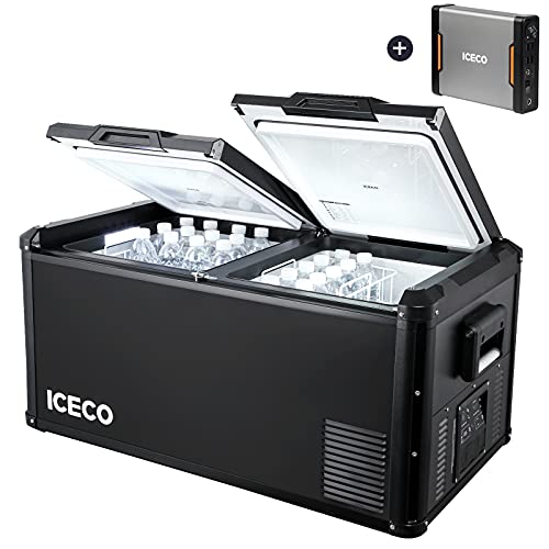 ICECO VL90 Pro 95 Quarts Dual Zone Portable Refrigerator