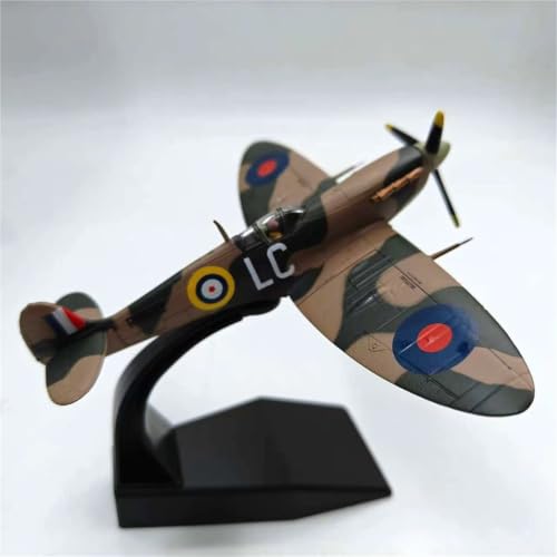Spitfire escala 1:72 modelo de exhibición de aleación para vitrinas 4