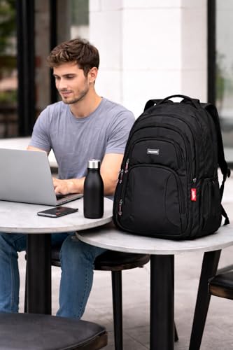 Image of FIREHORSE Ajax Anti theft bag | Durable Laptop Backpack for Men & Women - Water-Resistant Travel Backpack | Padded Compartments for Work, School & College | 45L