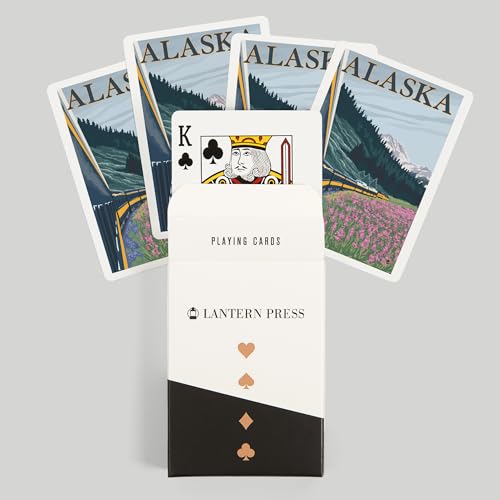 52 Cartas de Poker Alaska Railroad para Adultos miniatura 6