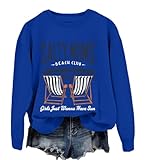 Photo Gallery salty moms beach club felpe ragazze just wanna have sun camicia a maniche lunghe blu zaffiro, blu zaffiro, m Photo Gallery salty moms beach club felpe ragazze just wanna have sun camicia a maniche lunghe blu zaffiro, blu zaffiro, m