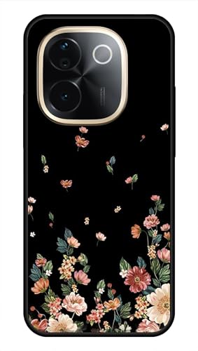 Image of NDCOM for Premium vivo T3 Pro 5G Back Cover iQOO Z9s Pro Back Cover | Stylish iQOO Z9s Pro 5G Cases | Flowers Girly Printed Metal Case