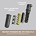 NESTOUT 10000mAh Rugged Power Bank, Outdoor Battery Pack, 20W USB C Fast Charging PD, Waterproof IP67, Shockproof Military Grade, Tactical EDC Gear, Camping, Hiking, Hunting, Survival (Black)