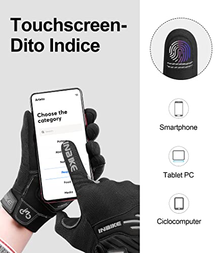 INBIKE Guanti da Moto Uomo Estivi