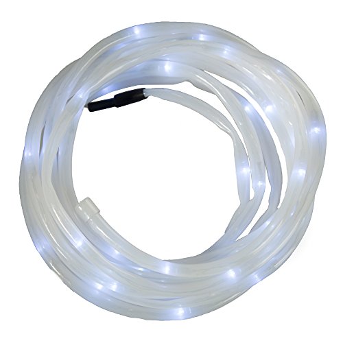 Pure Garden 50-121 50 Led Solar Rope Light, 23', White #TOP5