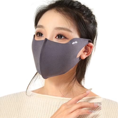 [LAAVVA] UV�J�b�g�}�X�N �t�F�C�X�J�o�[�H�~ �y�ʁE�ċz���₷�� �y�h���ێ��E���G�� �􂦂钴�L�k�~�M�t�B�b�g�z ������� �������}�X�N �ʋΒʊw�E�S���t�E�W���M���O�E���]�ԁE�A�E�g�h�A�E�o�C�N�E�X�L�[�Ή� �j�����p (3, �_�b�N�O���[)