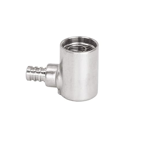 Aquor 1/2 inch PEX Crimp 90 Degree Elbow Stainless Steel