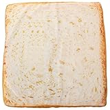 STOBAZA Toast Shape Pet Cushion Removable Plush Bread Slice Mat 40x40x7cm Soft Cat Sleeping Pad for Home