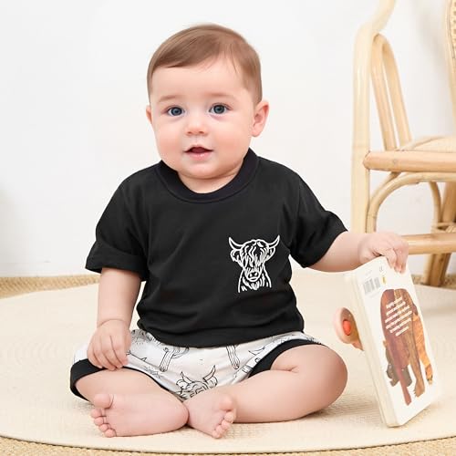 Engofs Toddler Baby Boy Summer Clothes Short Sleeve T-Shirt Tops Shorts Set 2Pcs Casual Outfit2