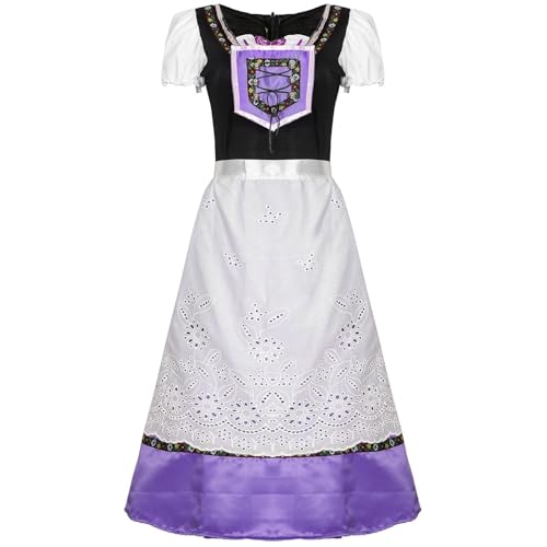 Robe Dirndl moderne avec tablier pour sublimer la silhouette féminine - 5