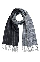 Charcoal/White Dbl Face Glen Plaid