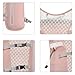 rockible Running Vest for Women Men Lightweight Waterproof Phone Pockets Backpack for Jogging Trail Riding Hiking, Pink
