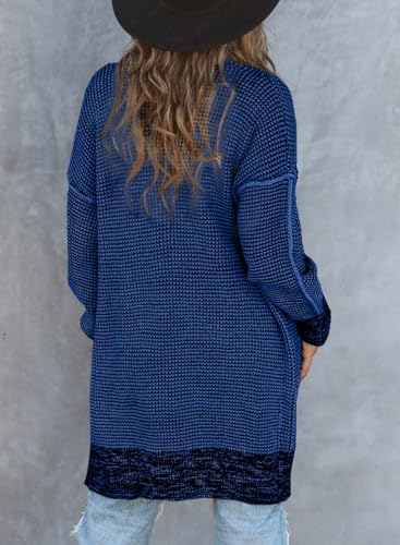 Image of Sidefeel Cardigan Sweaters for Women 2026 Fall Outfits | Soft Cozy Warm Cardigans, Checkered Long Sleeve Open Front, Chunky Knit Oversized Sweater Coats, Casual Office Wear