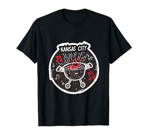 Kansas City BBQ Barbecue KC Missouri Kansas Foodie USA T-Shirt