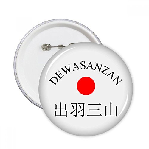 Pins badge rond pour vêtement au style japonais multicolore XXL parfait en lot de 5 pièces
