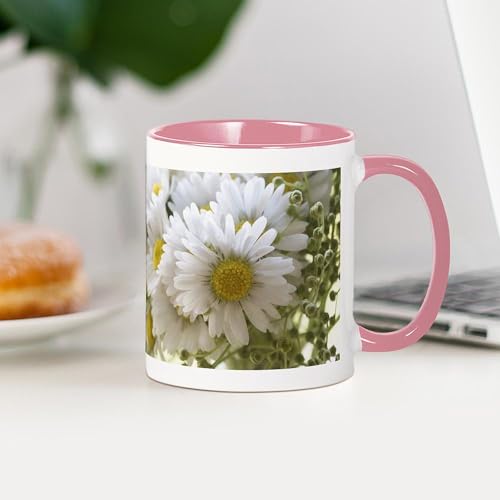 Taza de cerámica 11 oz Bouquet Of Daisies en LOVE miniatura 4