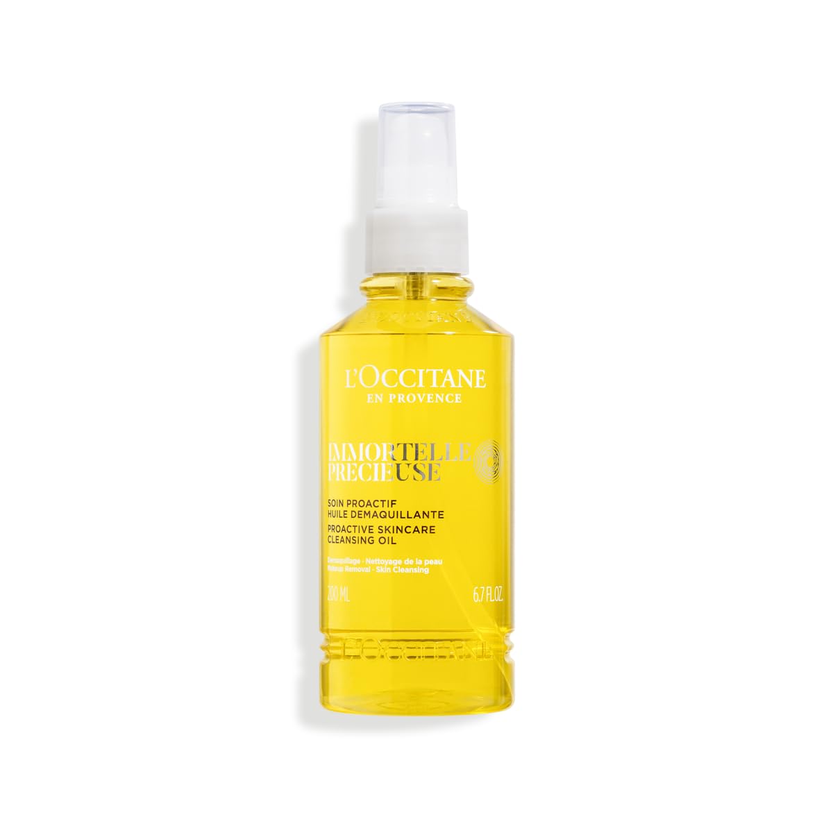 L'OCCITANE Zestaw do pielęgnacji twarzy, olejek oczyszczający Immortelle Précieuse, reset serum i bardzo bogaty krem do twarzy shea, wyprodukowany we Francji