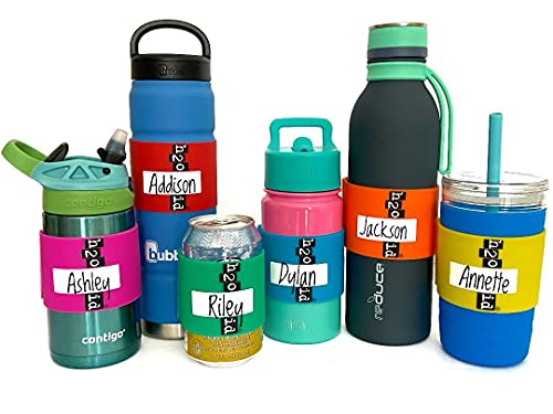 ID Bands Personalize and Label Water Bottes (Multi)