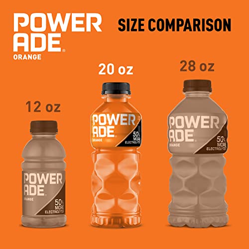 Image of POWERADE Sports Drink Orange, 20 Ounce (Pack of 8)