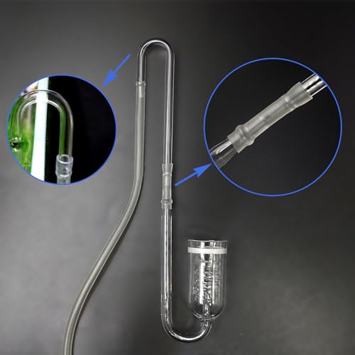 Image of 2PCS Glass U Shape Tube for Aquarium Air Pump Fish Tank Aquarium CO2 Diffuser Connect Tube