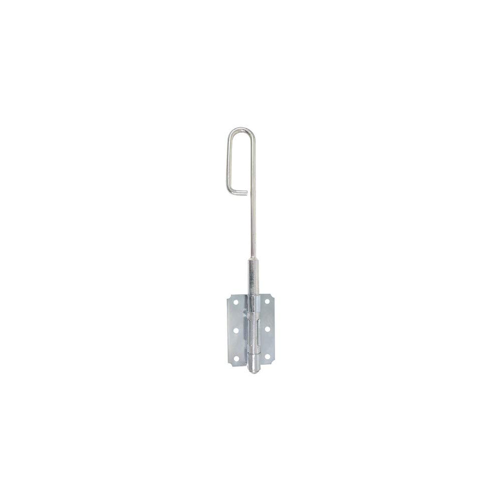 Verrou baïonnette Ø 12 acier robuste 200 mm pour quincaillerie de porte extérieure