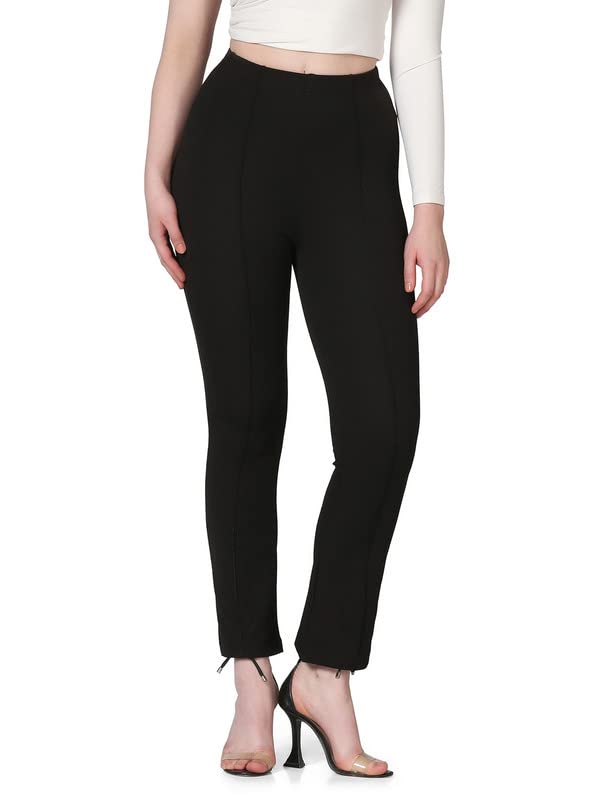 Selvia Womens Knitted Lycra Full Elastic Straight Pant at Rs. 159
