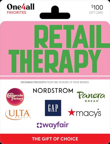 One4all Retail Therapy Physical Gift Card - $100