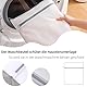 zeostmont Meerschweinchen Unterlage 60×40 cm mit Waschbeutel – Waschbare Käfigeinlage & Saugfähige Käfigmatte für Kaninchen, Kleintier Decke, PIPI Pads Zubehör (Dunkelgrau)