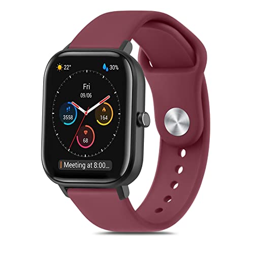 [Amzpas] 20mm oh for Amazfit GTS 4 Mini/GTS 4/GTS 3/GTS 2 Mini, Bip U Pro/Bip 3/Bip 3 Pro oh xg _炩 VRoh ߉\ (Cbh)