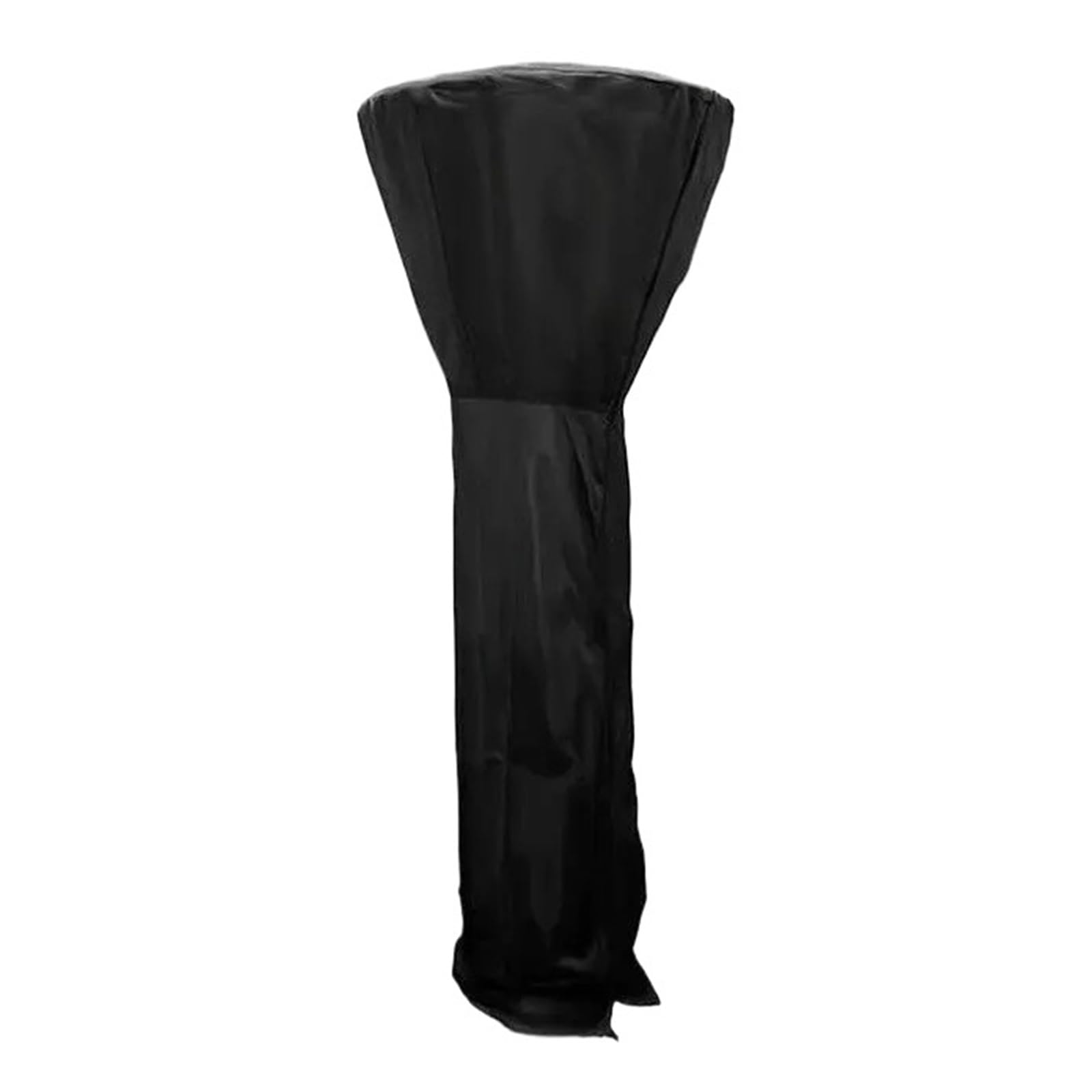 Enxjire One Color Outdoor Heater Cover 210D Black Waterproof Patio Heater Cover, Oxford Cloth Umbrella Fan Design(226X85x48cm)