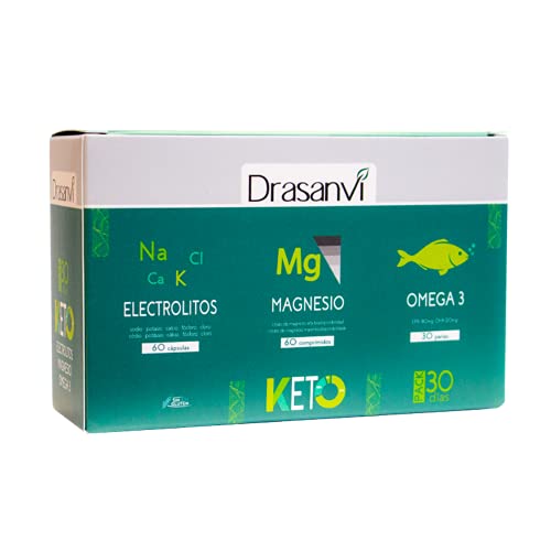 Drasnavi PACK KETO ELECTROLITOS, OMEGA 3 Y MAGNESIO