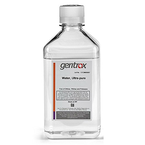 Water, Ultra Pure, Sterile, Molecular Biology Grade, 4L Box/Unit