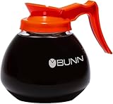 Generic Supply Depot Compatible with BUNN 12-Cup Glass Coffee Decanter, Orange, large