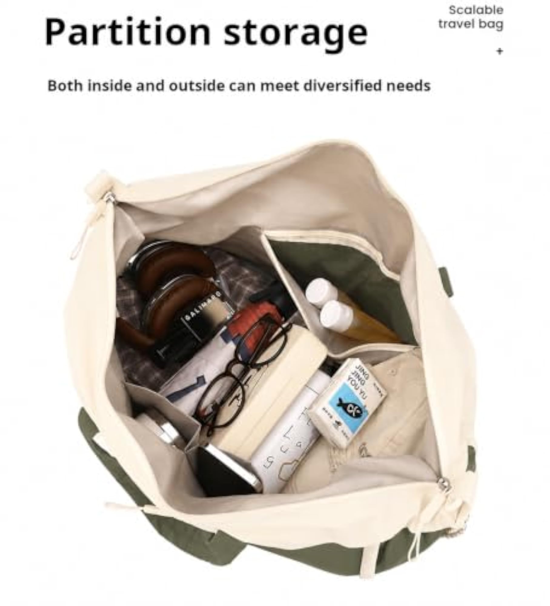 Duffle Bag for Women & Men, Stylish and Versatile
