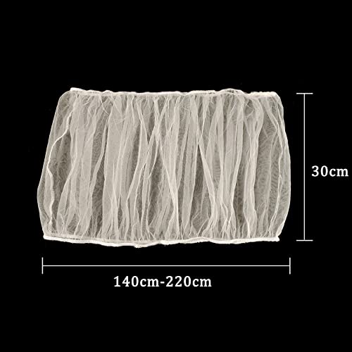 Vogelkäfig Abdeckung,Vogelkäfig Samenfänger,Schutznetz für Vogelkäfig, Papageien Nylon Mesh Geeignet für Käfige mit einem Umfang von 140-220cm