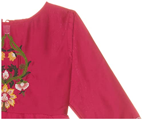 Image of Bitiya By Bhama Girl's Silk Kurta
