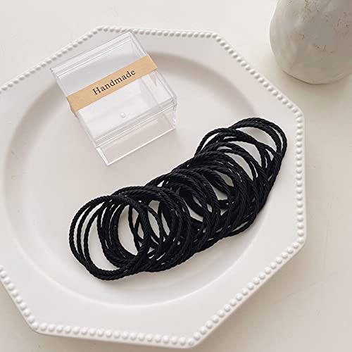 KARNIN-150Pcs-No-Damage-Hairband-Elastic-Hair-Ties-for-Women-Girls-Tiny-Ponytail-Holder-Rope-Mixed-Colors-Soft-Colorful-Rubber-Band-Hair-Accessories