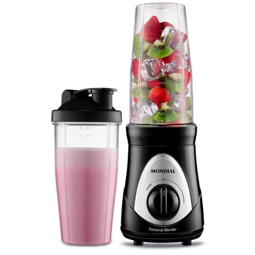 Personal Blender, Mondial, Preto/Prata, 300W, 220V - DG-01