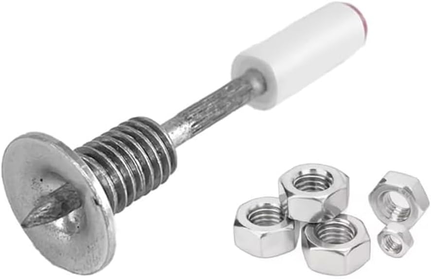 EMNDR 50 PCS Mini Cannon Nail M8 with Screw and Nut for Ceiling Tiles