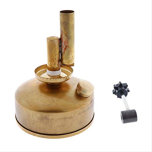 Preisvergleich Produktbild BAJIE Schreibtischlampe, Messing, Alkoholbrenner aus Messing, 250 ml, gelb, Gelb