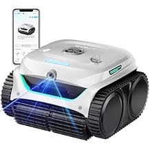2026 New WYBOT C2 Vision AI-Powered Cordless Robotic Pool Cleaner, 8 Cleaning Modes Pool Vacuum for Inground Pools, Strong Suction & Fine Filtration, Wall & Waterline Scrubbing, App Control, White
