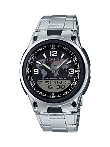 Preisvergleich Produktbild Casio Herren-Armbanduhr Collection Analog - Digital Quarz Edelstahl AW-80D-1A2VES