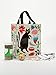 Blue Q Handy Tote ~ Kitty Says it's Chow Time. Reusable lunch sack, gift bag, sturdy and easy to clean, made from 95% recycled material, 10