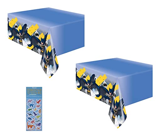 Unique Batman Birthday Party Supplies Bundle Pack Includes Plasti...