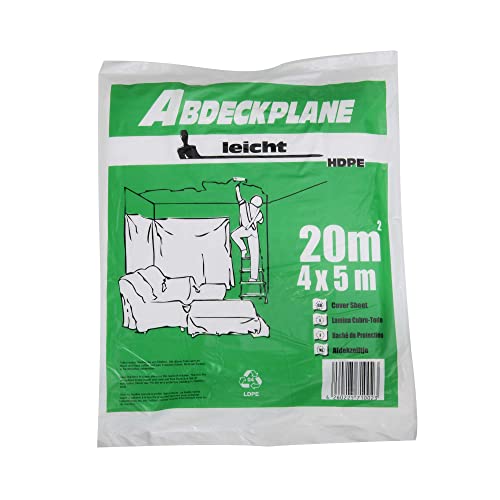Scorprotect® Abdeckplane Abdeckfolie HDPE 7 my „leicht“ 4 x 5 m