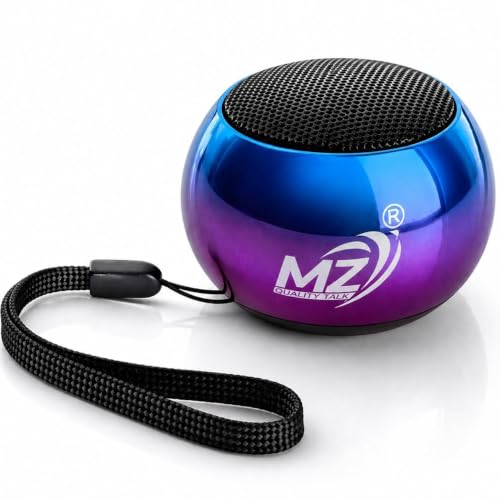 Image of Mini Bluetooth Speaker 3W Portable Wireless Speaker with Deep Bass, Bluetooth 5.2, Built-in Mic, Pocket Size Sound Box, 2 Hours Playtime, Ultra Compact (Aurora Blue)
