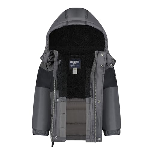 Image of OSHKOSH B'GOSH Boys Sherpa Lined Insulated Parka Jacket