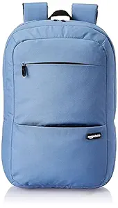 AmazonBasics Water Repellent and Wear Resistant Laptop Backpack - 24L, Blue