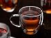 Stone & Mill Set of 4 Double Walled Glass Americano Coffee Cups, 8.5 Ounce, Firenze Collection, Insulated Cups for Latte, Cappuccino, Tea, Box Set AM-02